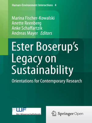 cover image of Ester Boserup's Legacy on Sustainability